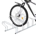 Miniatyrbild 3 av 8: The Living Store Cykelställ för 5 cyklar fristående galvaniserat stål -  Cykelställ & cykelförvaring