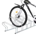 Miniatyrbild 2 av 2: Cykelställ för 6 cyklar fristående galvaniserat stål