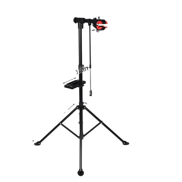 Cykelreparationsstand, justerbar højde 42,48-74,72 tommer, understøtter 110,23 lbs,sort