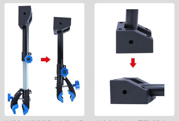 Cykelreparationsstand, 20 kg belastningskapacitet, ingen montering kræves, letvægtsdesign