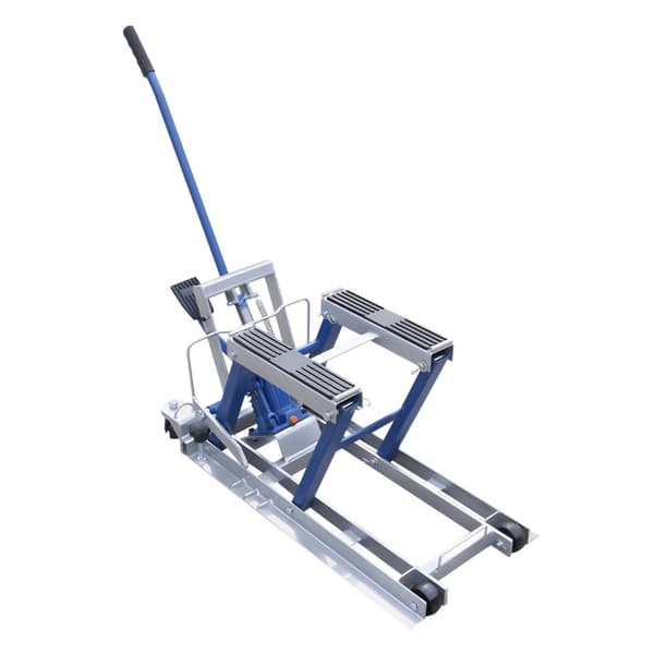 Hydraulisk motorcykel løftebænk, 680 kg belastningskapacitet, justerbar højde 4,7-15,2 tommer