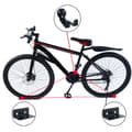 Miniatyrbild 2 av 9: Cykelhängare Pedalhållare med vägghjulsbelägg Set