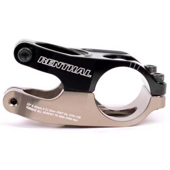 Renthal Stam Duo Offset 10 Mm Rise Grå 40 mm