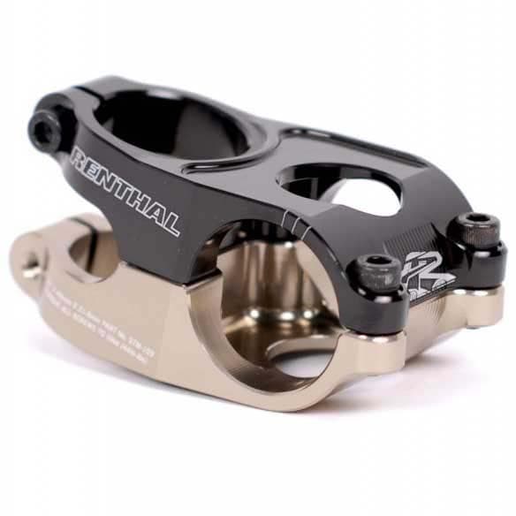 Renthal Stam Duo Offset 10 Mm Rise Grå 40 mm