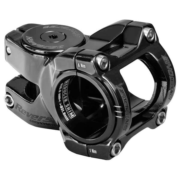 Reverse Components Stam Black-one Titanium D2 31.8-35 Mm Silver 35 mm / 8º