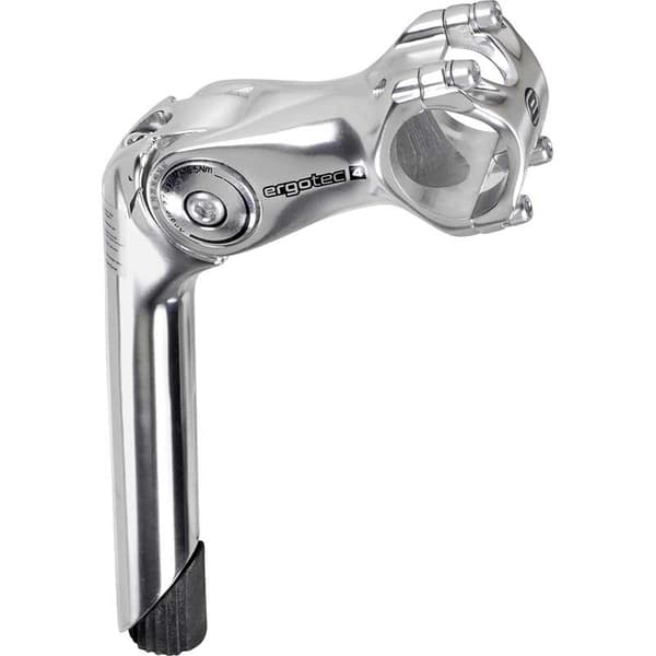 Ergotec Stam Octopus 2 25.4 Mm Silver 90 mm / 0-50º