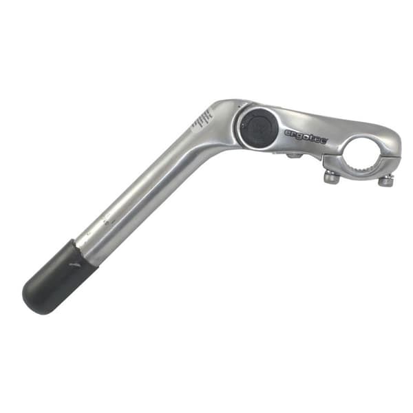 Ergotec Kobra Vario 25.4/25.4 Mm 180 Mm Stjälk Silver 90 mm / -10º - 50º