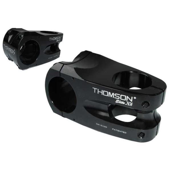 Thomson X4 1-1/8´´ 0º Clamping Cykel Frempind Sort 110 mm / 0º