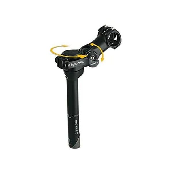 Byschulz Cykelstam - 2158803905 - By Schulz Stem Quill Twist Prosds Unisex vuxenstam, svart, 8 mm