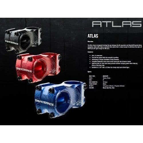 Race Face Atlas Bike Stem Röd 31,8 x 50 mm - Enduro, Freeride, DH