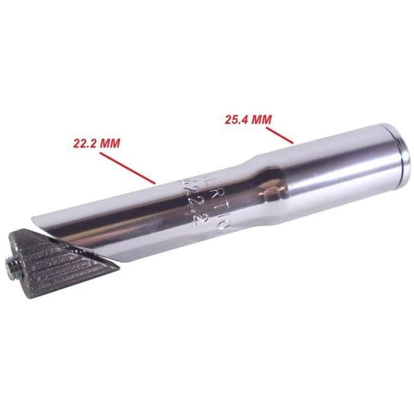 Cykelstam kolv 22,2 MM till 25,4 MM REDUCER A-Headset Pivot Adapter Vintage Styre Peugeot Motobecane SINGLESPEED Fixie B