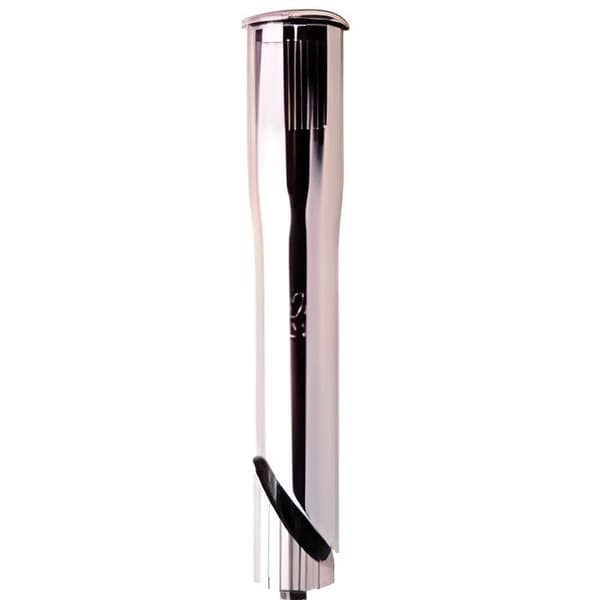 Cykelstam - 25,4/28,6 mm skaftadapter - aluminiumfärg