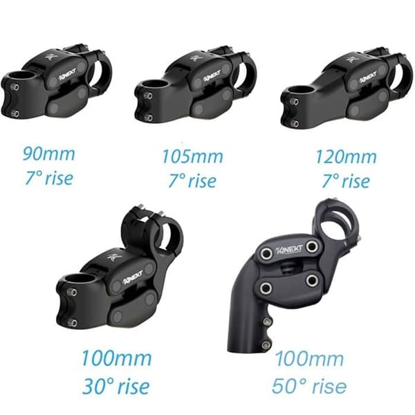 Kinekt styrstam i rörelse - 105mm x 7 grader - Kinekt styrstam 105 mm x 7 grader (lågt vinkel) svart