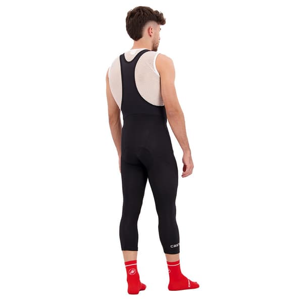 Castelli Entrata Thermal 3/4 Ruokalappu Sukkahousut Musta L Mies