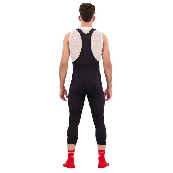 Castelli Entrata Thermal 3/4 Ruokalappu Sukkahousut Musta L Mies