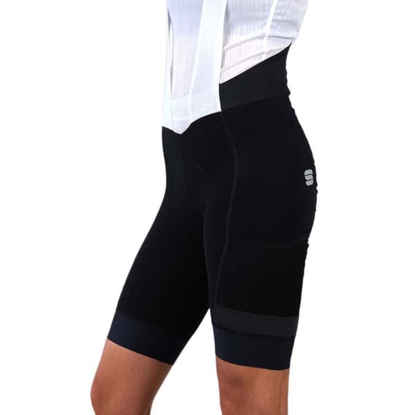 Sportful Bib Shorts Supergiara Hvid,Sort XS Kvinde