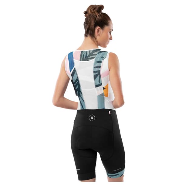 Siroko Bib Shorts Bx Jungle Hvid M Kvinde