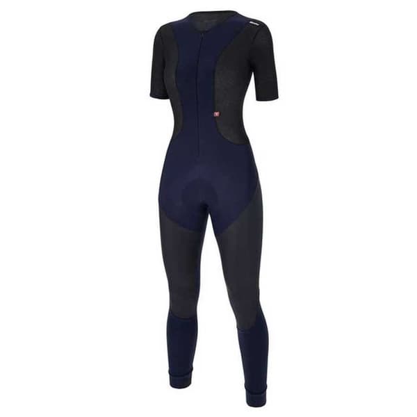 Santini Trägerhose Strumpfhose Vega Dry Blå M Kvinde