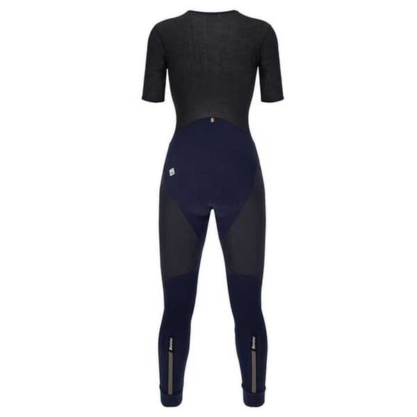 Santini Trägerhose Strumpfhose Vega Dry Blå M Kvinde