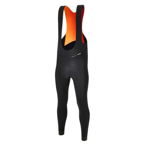 Santini Bib Sukkahousut Aldo Musta 2XL Mies