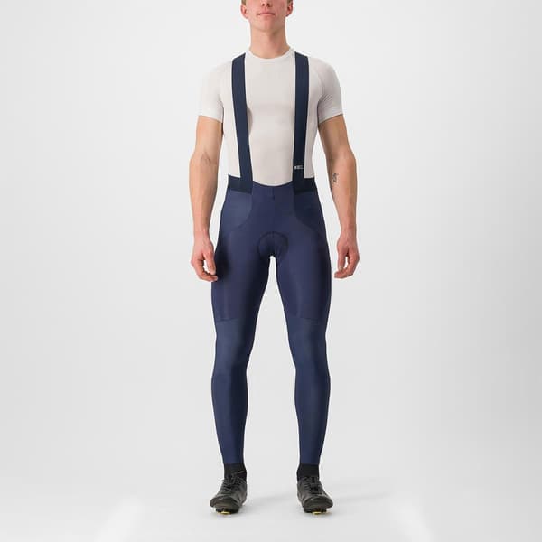 Castelli Trägerhose Strumpfhose Sorpasso Ros Blå L Mand