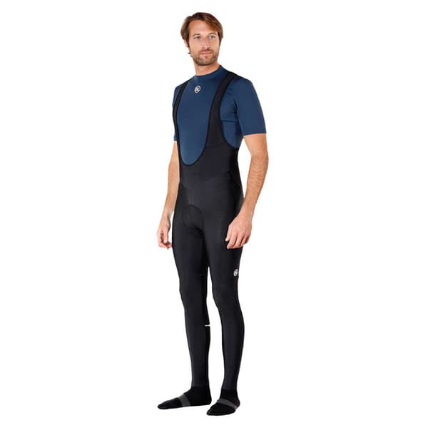 Bicycle Line Vindtætte Bib Tights Fiandre Sort XL Mand