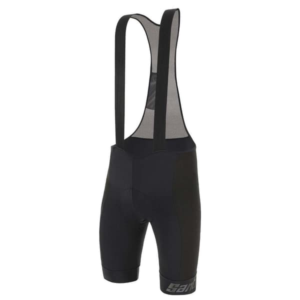 Santini Bib Shortsit Impact Pro Musta L Mies