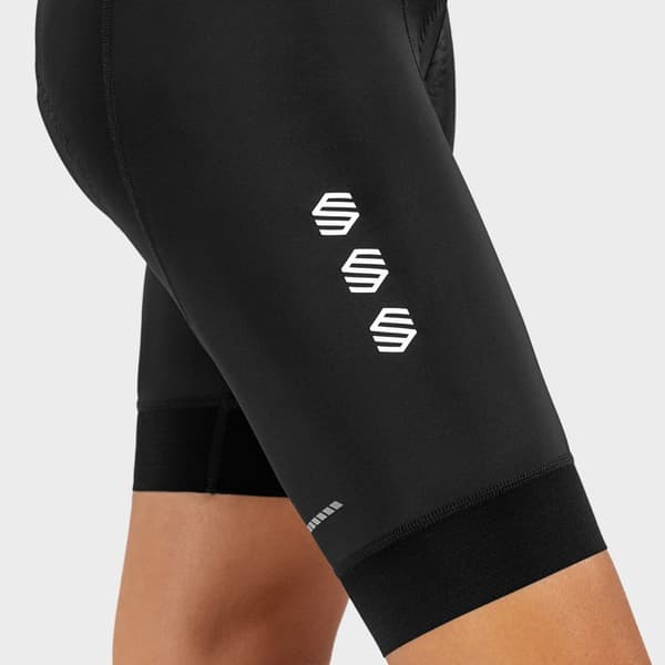 Siroko Bib Shorts Kaufmann Sort XS Kvinde