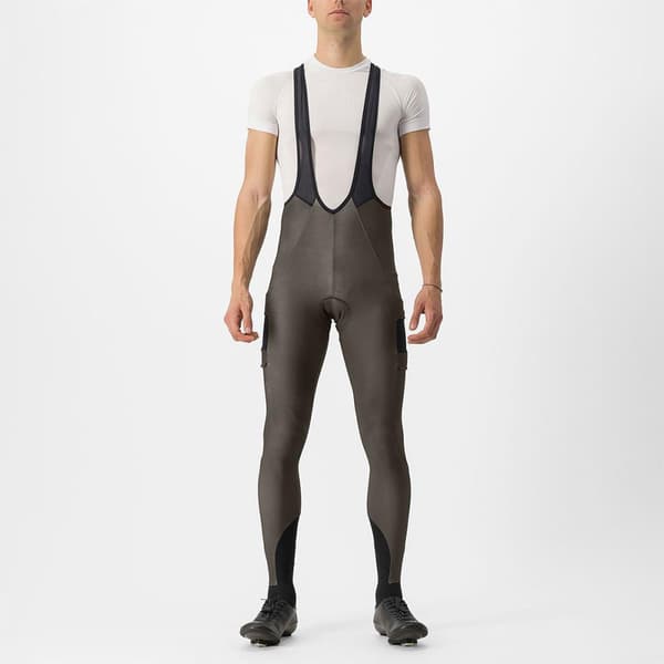 Castelli Bib Shorts Unlimited Trail Grå XL Mand