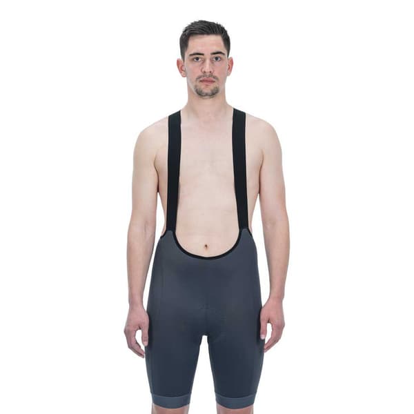 Cube Bib Shortsit Blackline Harmaa M Mies