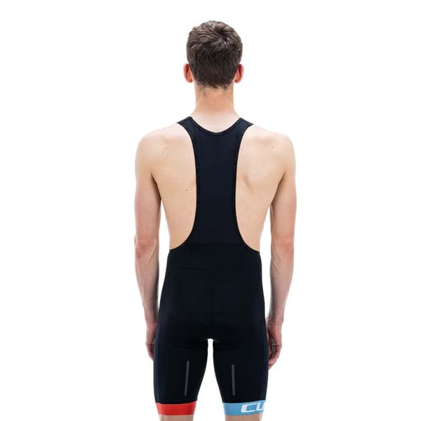 Cube Bib Shortsit Teamline Musta 3XL Mies