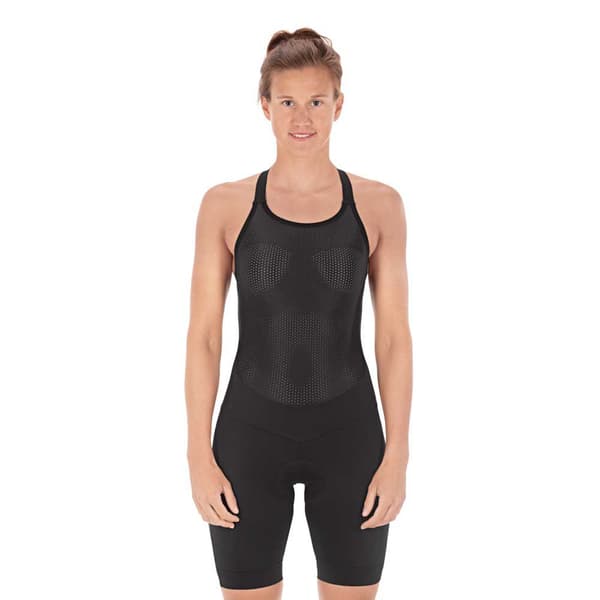 Cube Bib Shortsit Blackline Musta S Nainen