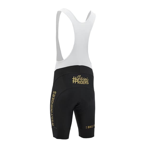 Silvini Bib Shorts Cantono Hvid,Sort M Mand