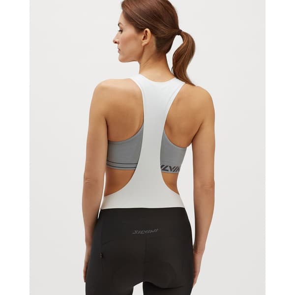 Silvini Bib Shorts Santerno Hvid,Sort M Kvinde