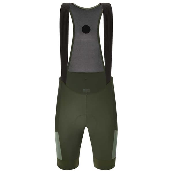 Santini Bib Shortsit Gravel Vihreä M Mies