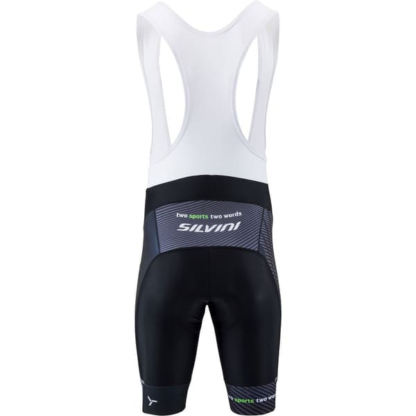 Silvini Bib Shortsit Team Musta 3XL Mies