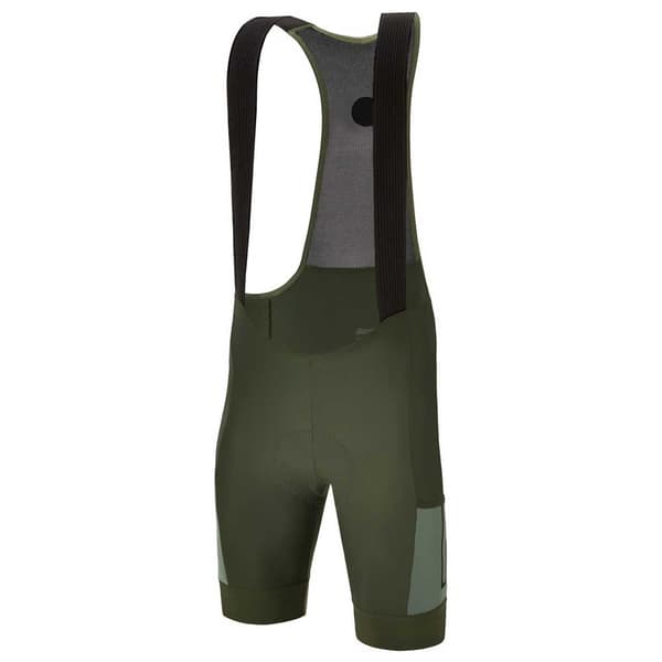 Santini Bib Shortsit Gravel Vihreä S Mies