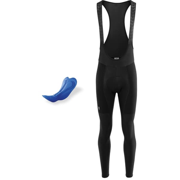 Kalas Lange Bib Tights Pure Z Sort 7 Mand