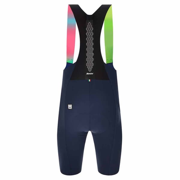 Santini Bib Shorts Unico Blå 3XL Mand