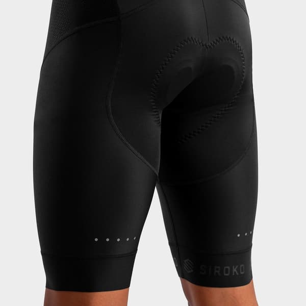 Siroko Bib Shortsit Srx Pro Elite Musta XS Mies