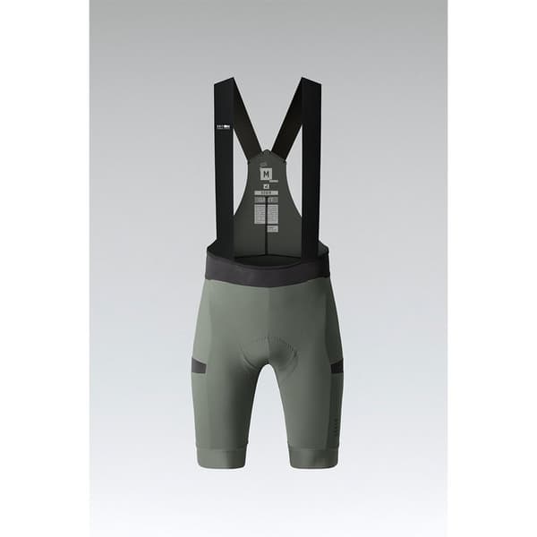 Gobik Bib Shorts Grit 2.0 K10 Grå M Mand