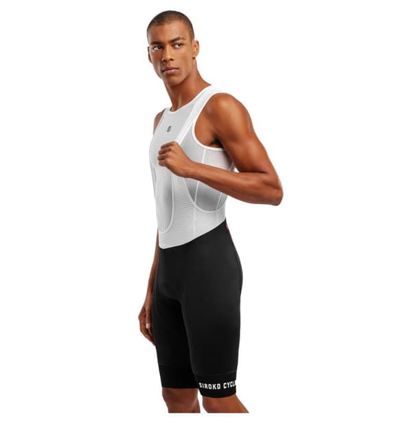 Siroko Bib Shorts Mortirolo Sort 2XL Mand
