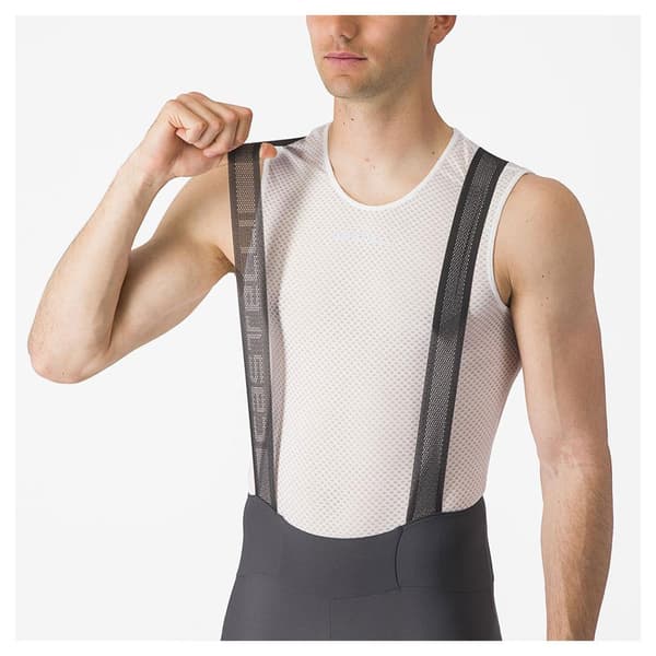 Castelli Bib Shortsit Espresso Harmaa L Mies