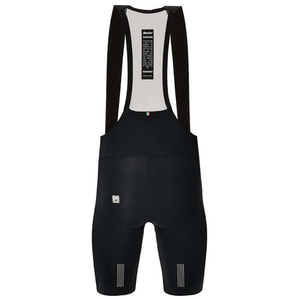 Santini Bib Shortsit Plush Musta S Mies
