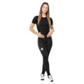 Miniatyrbillede 1 af 3: Siroko Trägerhose Strumpfhose Bx Trento Sort XL Kvinde
