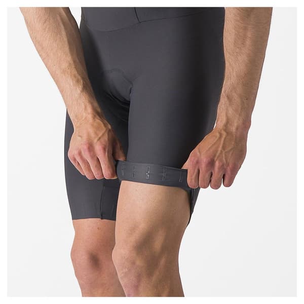Castelli Bib Shortsit Espresso Harmaa S Mies
