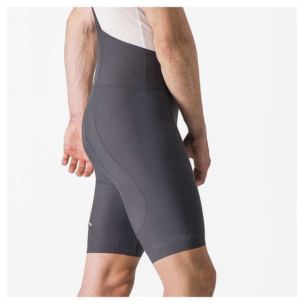 Castelli Bib Shortsit Espresso Harmaa S Mies