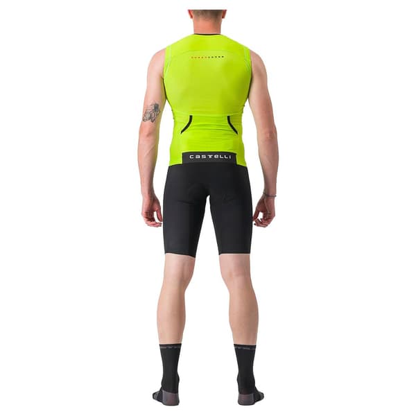 Castelli Shorts Premio Tri Speed Grøn,Sort L Mand