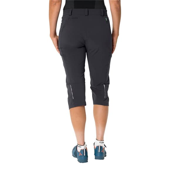 Vaude Bike Yaras 3/4 Cykelshorts Uden Seler Sort 46 Kvinde