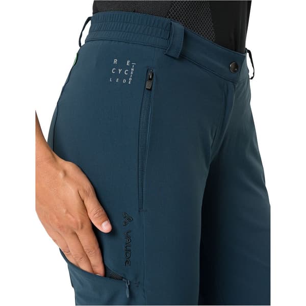 Vaude Bike Yaras 3/4 Cykelshorts Uden Seler Blå 40 Kvinde